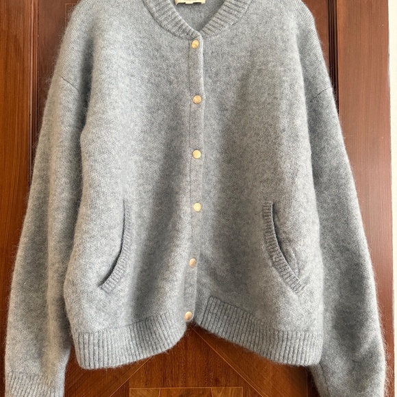 Sezane Eddy Jacket | Grey | Size Large - Picture 10 of 13